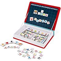 Los mejores  - Janod- Alfabeto en Alemán Juguete Educativo MagnetiBook- Multicolor (Juratoys J02713)